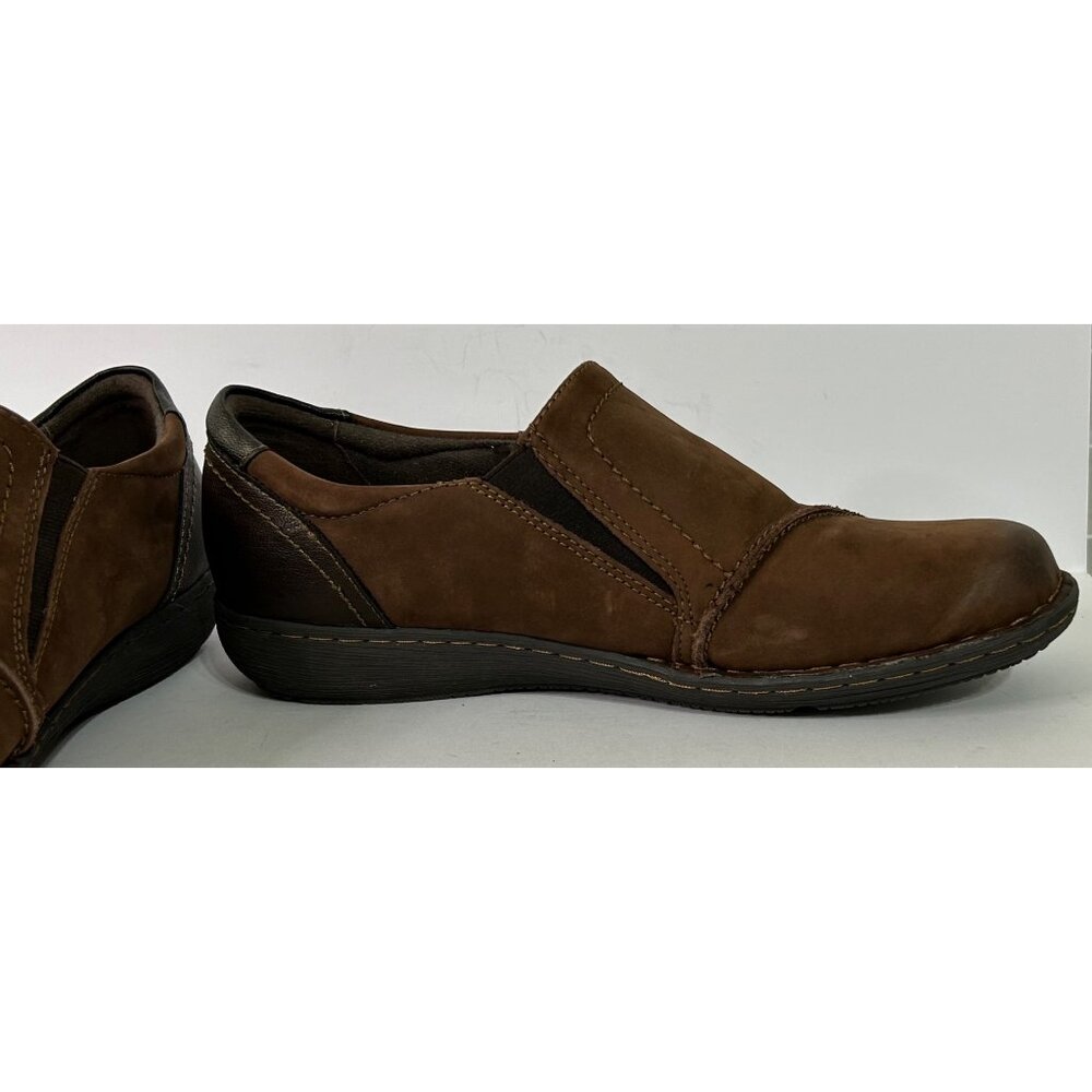Earth Origins Men's Brown Leather Slip-On Casual Comfortable Shoes Size 11W - Picture 8 of 9